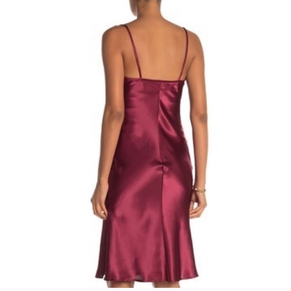 Burgundy Bebe Dress - Silk - NWT size Small - Picture 2 of 4
